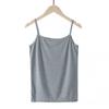 A nova camisola modal feminina com alunos magros em preto e branco pode usar a geração de camisa de fundo no atacado