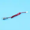 Sensor Fotosensible Carcasa Protectora de Metal M10 Carcasa de Acero Inoxidable Cable de Sonda Controlado por Luz Extremo del Cable con Terminal Xh2.54-2P