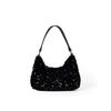 Bolso de mano tipo bandolera con lentejuelas estilo japonés y coreano para niña, de alta calidad, nuevo 2023, portátil, moda de verano, para combinar con todo, bolso de noche