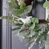 Guirlanda de Pinhas de Videira de Natal Pendurada na Porta Pendurada na Parede Venda Quente Decoração de Salão de Festas Decoração de Sala de Estar de Hotel Decoração Pendurada de Hall de Entrada