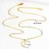 Collar Cuadrado de Acero de Titanio Geométrico Romboidal Elegante Estilo Frío Nicho de Lujo Ligero Incrustado Nácar Blanco Colgante de Azúcar