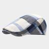 Nova Chegada Boina Outono Clássico Xadrez Curto-abas Cap Britânico Retro Progressivo Cap Trendy Pintores Cap