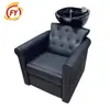 Cama de Lavado Semi-Reclinable, Lavabo Cerámico para Salón de Peluquería, Sofá Semi-Reclinable de Masaje para Barbería, Diseño Simple