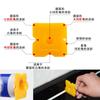 Raspador de pegamento, raspador de silicona para recortar rebabas, placa raspadora de goma para vidrio, pegamento cuatro en uno, pegamento de costura de belleza