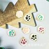 Dibujo Lindo Perrito Patita Goteando Aceite Colgante Gato Patita DIY Material Hecho a Mano Accesorios de Joyería Pulsera Pulsera Llavero