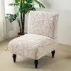 Funda de Sofá de Chenilla Elástica sin Brazos Transfronteriza Funda para Silla Individual Pequeña Lavable Funda para Silla Gruesa para el Hogar