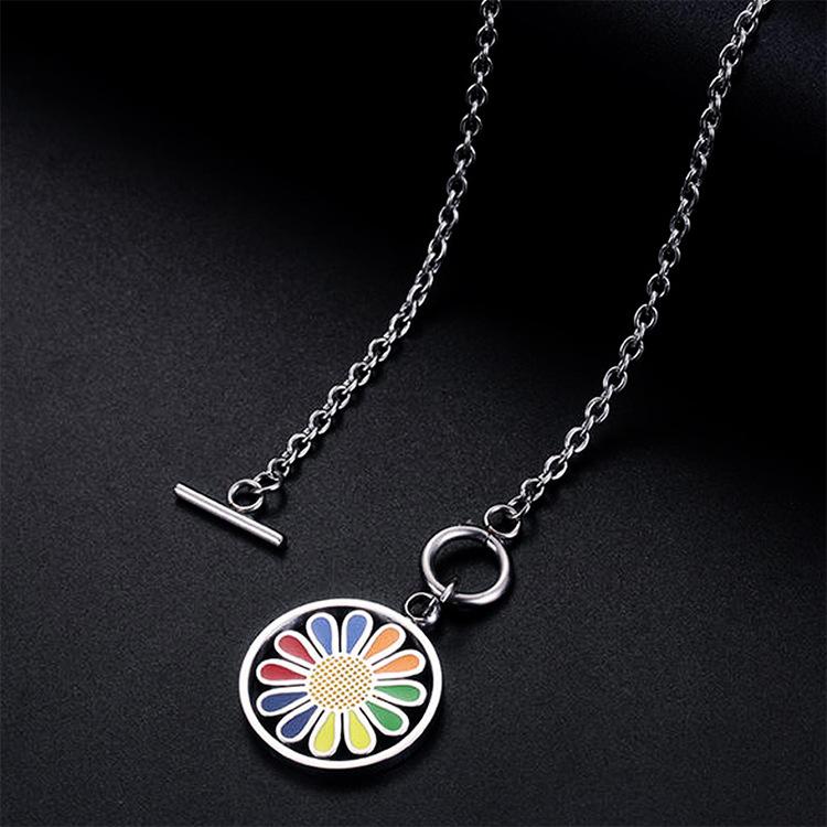 旋转太阳花项链_11