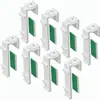 Gancho de soporte sin perforaciones para cortina plisada gancho para cortina gancho fijo adhesivo verde accesorios gancho para cortina plisada persiana veneciana