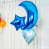 Bebê primeiro aniversário celebração decoração de casamento balão de alumínio 22 polegadas 18 polegadas lua grande balão de folha de alumínio atacado