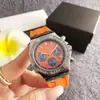 Reloj al por mayor Clásico Retro de Negocios de Cuarzo Tres Ojos y Seis Manecillas con Calendario Reloj de Moda y Versátil para Hombre