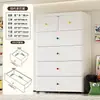 Armario de almacenamiento infantil extragrande y grueso 70-80 cm guardarropa de bebé organizador de ropa simple para el hogar armario de almacenamiento