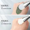 Brocha de Silicona para Mascarilla de Doble Cabeza con Cerdas Suaves para Aplicar Mascarillas de Barro, Brocha para Maquillaje Facial, Espátula para Crema Cosmética