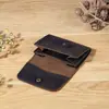 1198 Monedero Retro de Cuero Genuino Más Vendido Transfronterizo, Mini Billetera con Cremallera Multifuncional de Primera Capa de Piel de Vaca Venta al por Mayor