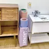 Artefato de Armazenamento de Tapete de Yoga Transfronteiriço Cesta de Armazenamento Doméstica à Prova de Poeira com Rodas Tubo Organizador de Armazenamento de Equipamentos Esportivos Bolsa de Armazenamento