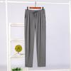 Pantalones de dormir para hombre de seda de hielo modal de verano, pantalones para casa, finos, talla extra, casual, holgados, largos, pantalones deportivos