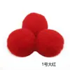 Ponto de fábrica 3cm cor poliéster bola de pelo joia borla pingente de bola de pelo diy chapéu alta elasticidade bola de pelo pequena