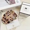 Popular Pinza Plana Ovalada con Patrón de Acetato de Imitación de Amazon, Pinza para el Cabello Francesa Grande Simple con Diseño de Arco Curvo