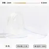 Fio Elástico de Cristal 0,8mm 60m Resistente ao Desgaste Fio para Contas Fio de Jade Artesanal DIY Pulseira Joia Venda Direta da Fábrica