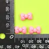 Mini lazo de purpurina accesorios de resina pegamento en crema DIY uñas funda de teléfono pasador para el pelo material de accesorios para el cabello parche lote