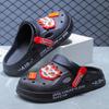Zuecos de Suela Gruesa para Hombre, Antideslizantes, Antiolor, Calzado Exterior de Verano, Chanclas de Dedo para Playa, Marca de Moda Nuevo Estilo 2025