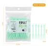 Conjunto de Garfos de Fruta Garfos de Fruta Descartáveis Plástico Dois Dentes Doméstico Garfo para Frutas Bolo Sobremesa Lanche Garfo Pequeno