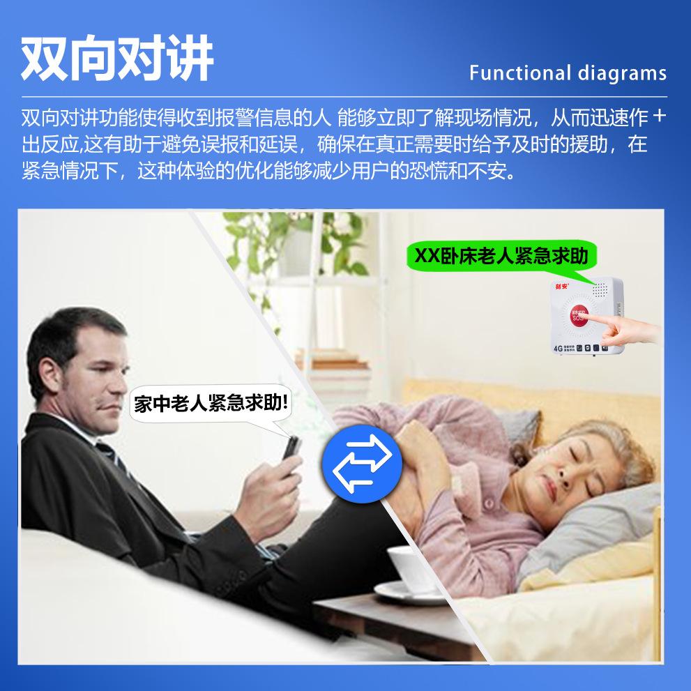 6111G4一键 4G紧急呼叫按钮刻安6