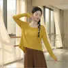 Roupas de Dança Dança Moderna Adulto Feminino Outono e Inverno Soltas e Elegantes Roupas Chinesas Clássicas para Treinamento Corporal Tops