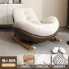 Sofá perezoso para adultos, sillón reclinable para sala de estar, balcón individual, dormitorio de ocio en casa, mecedora de pingüino cómoda y engrosada