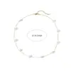 Collar, Tono Dorado, Piedra Natural, Natural