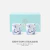 Conjunto de Xícara e Pires de Café de Porcelana Jingdezhen de Alta Brancura, Conjunto de Chá da Tarde de Aparência Sofisticada, Presente de Casamento para Melhores Amigas