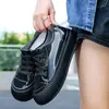 Botas de Lluvia Bajas para Mujer, Zapatos de Goma Impermeables con Suela Gruesa, Botas de Lluvia que Aumentan la Altura, Zapatos de Cocina para Adultos, Zapatos de Agua Cortos de Moda, Antideslizantes