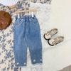 Calça Jeans Infantil Feminina 2026 Nova Coleção Primavera e Outono Roupas Infantis Calça Jeans Versátil Slim Fit Infantil Calça Comprida Jeans Estilosa para Bebê