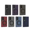 Adecuado para Samsung Z Fold 8, funda de teléfono de carga inalámbrica magnética, funda con soporte de anillo giratorio de 360 grados Fold7