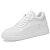 Novos Sapatos Masculinos de Verão Invisíveis para Aumentar a Altura 10CM Sapatos Casuais de Transporte Respiráveis Sapatos Masculinos para Aumentar a Altura 8 Sapatos Brancos Pequenos Sapatos de Plataforma 6