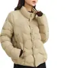 Jaqueta de Penas Feminina Inverno Nova Moda Quente Estilo Curto Penas de Pato Estilo Coreano Jaqueta de Penas Atacado