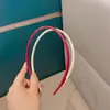 Diadema de Acrílico de Doble Color Dentada Antideslizante Color Caramelo Estilo Nuevo Coreano y Japonés para Niñas, Diadema Delgada con Accesorio para el Cabello Atmosférico