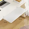 Tablero de extensión para escritorio, escritorio de oficina sin taladrar, organizador de escritorio expandible, plegable, ampliado y alargado, tablero de extensión con reposabrazos