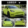 Película para Cambio de Color de Coche en Colores como Rojo Rosa, Rosa Rosa, Amarillo Maíz, Gris Acero, Naranja Coral, Rosa Té con Leche Oolong, Autorreparable para Carrocería de Coche