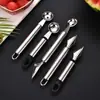 Nova ferramenta criativa multifuncional para travessa de frutas pegador de frutas e carnes escavador de bolas escultura de melancia colher de frutas