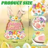 Transfronterizo Producto Nuevo Flores de Primavera Conejo Letrero de Puerta Pascua Fiesta en Casa Puerta Principal Bienvenida Decoración Colgante de Madera Venta al por Mayor
