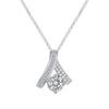 Colgante Humanoide Explosión de Amazon Plata S925 Moda Simple Estilo Europeo y Americano Joyería de Zircón Venta Caliente Transfronteriza
