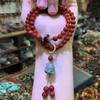 Peng Sen joyería pulsera de múltiples anillos de ágata roja del sur Colgante Diente de Tigre Tianzhu Wenwan Zorro de Nueve Colas pulsera de joyería al por mayor femenina