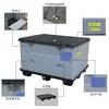 Caja Plegable de Plástico, Caja Reversible de Panel de Panal, Empaque de Tapa y Base, Caja de Plástico para Logística de Autopartes, Reciclaje Personalizado