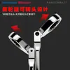 Llave de carraca de doble cabeza extendida, Llave estrella de liberación rápida, Llave larga de ahorro de mano de obra para alineación de cuatro ruedas, Llave de reparación automática