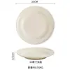 Tigelas e Pratos Atacado para Uso Doméstico, Conjunto de Louças Estilo Francês, Tigelas de Cerâmica para Sopa Estilo Creme, Tigelas de Arroz, Pratos Estilo Ins, Pratos de Servir