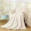 Manta Polar Jacquard Tafetán Popular Transfronteriza Europea y Americana, Manta Polar de Siesta Doble Cara Tamaño Extra Grande Estándar de EE. UU. para Coche y Sofá
