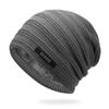 Gorro de Invierno de Punto para Hombre y Mujer Gorro de Lana Moda Logotipo Metálico Gorro Cálido para Exterior con Forro Polar Protección para las Orejas Gorro de Punto