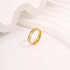Anillo de cielo estrellado moderno y simple para niñas, anillo de acero de titanio de lujo ligero de nicho de alta gama, electrochapado al vacío, no se decolora