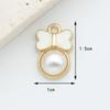 Acessórios DIY Chanel Drop Oil Alloy Bolsa Salto Alto Perfume Frasco Brincos Pulseira Chaveiro