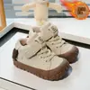 Zapatos de algodón para niños para otoño e invierno, zapatos cálidos para niños con forro polar, suela suave antideslizante, zapatos para bebés, zapatos de algodón de doble capa para niños pequeños al caminar